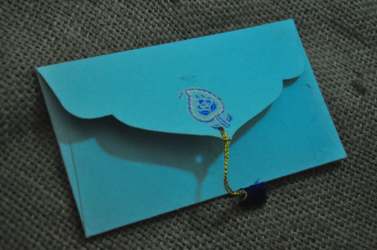 Paisley Betel - 5 Assorted Colour Gift Envelopes