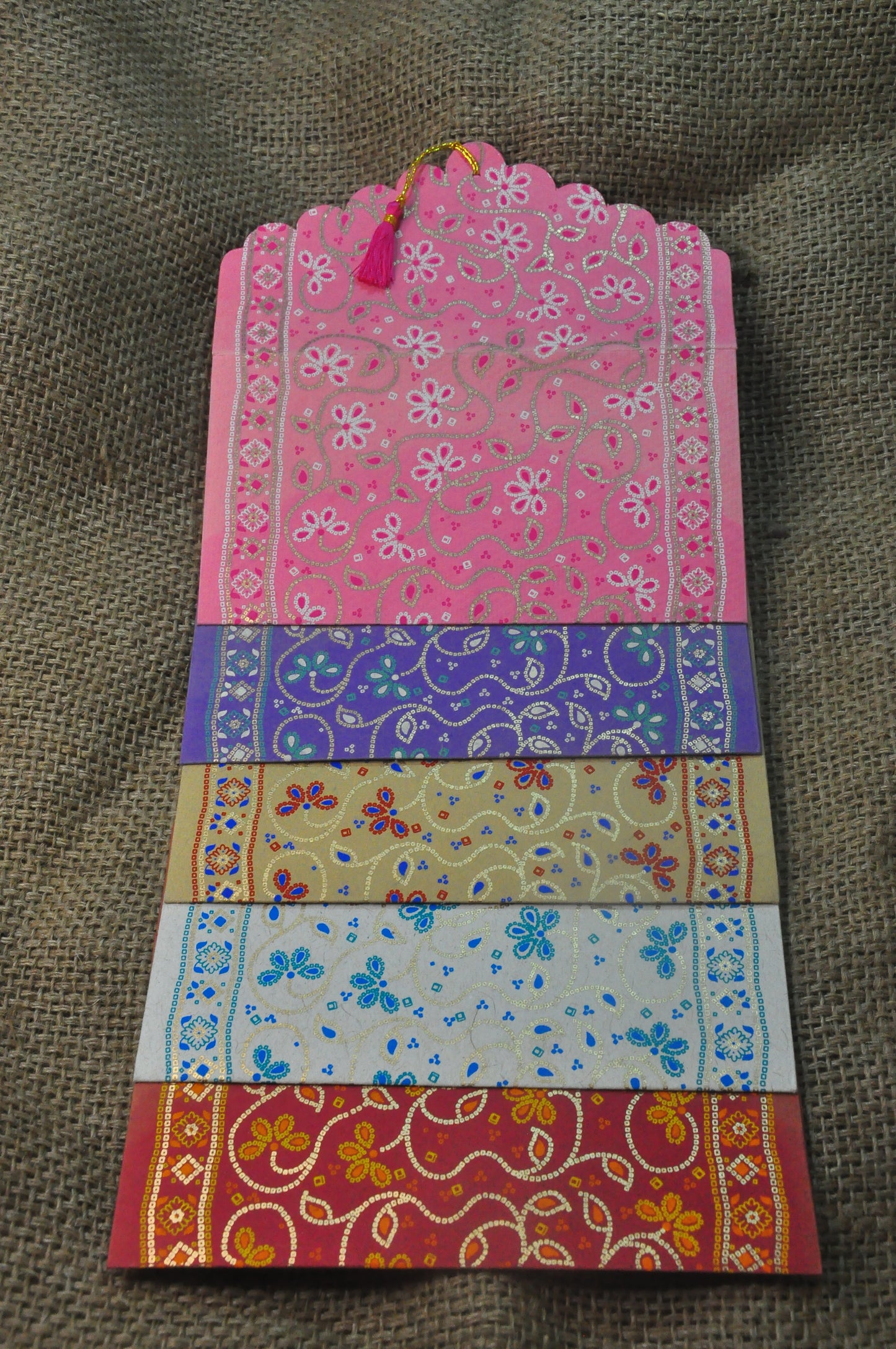 Tie Dye - 5 Assorted Colour Gift Envelopes