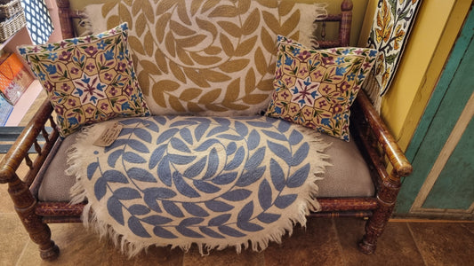 Namda Round Rug - double thread
