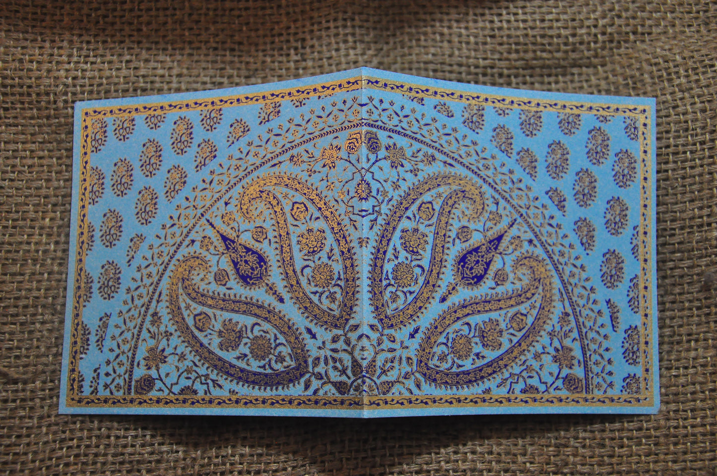Saree Border Cards - 5 Assorted colours