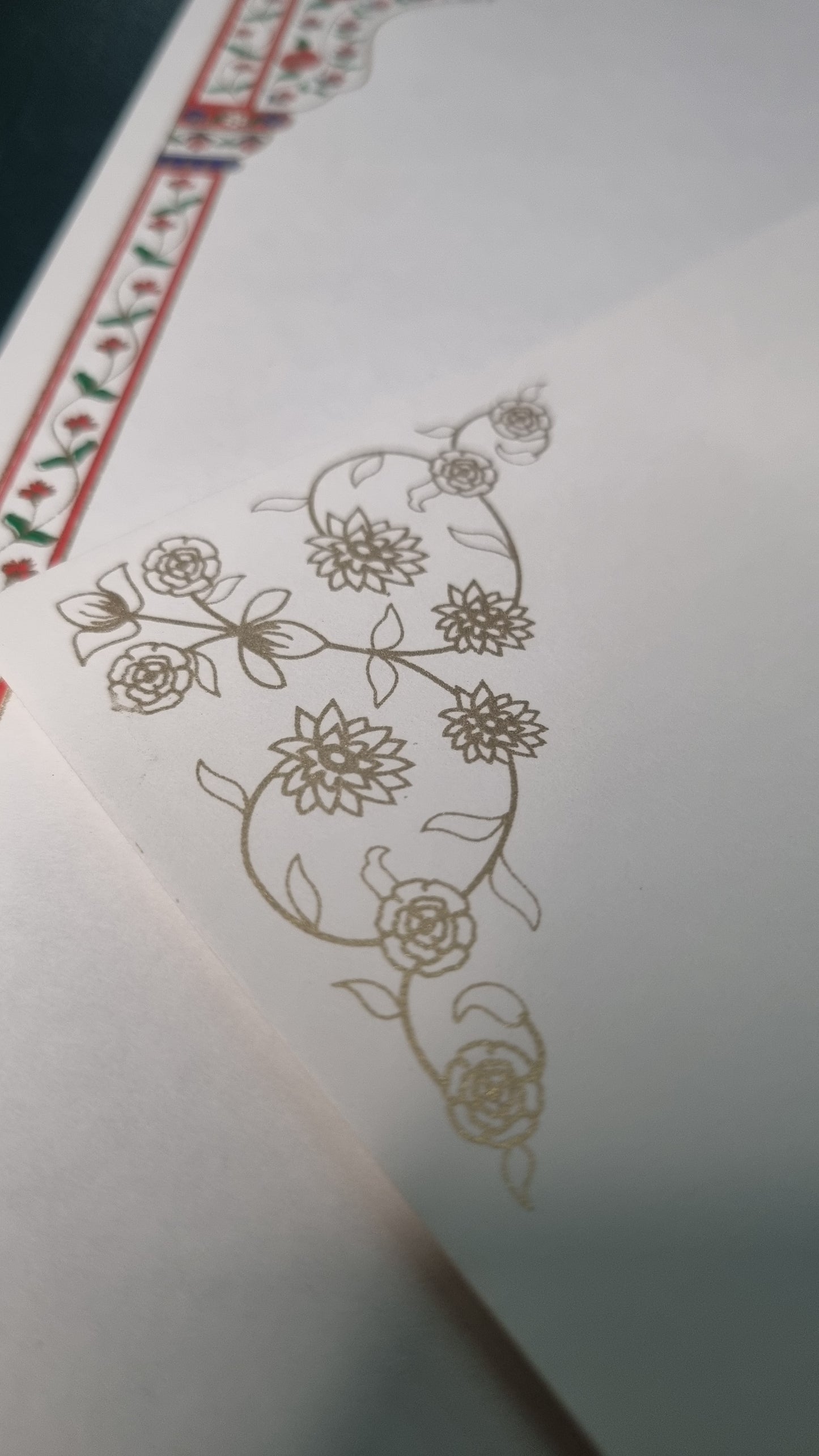 Taj Mahal Letter writing paper